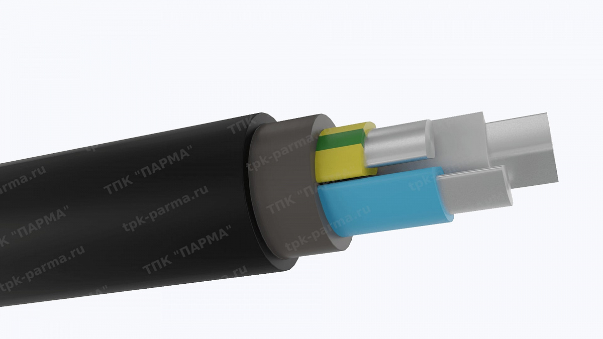Фотография провода Кабель АВВГнг(A) 3х70+1х35 - 1кВ
