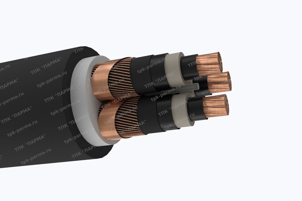 Фотография провода Кабель ПвВ 3х300/120 - 10кВ